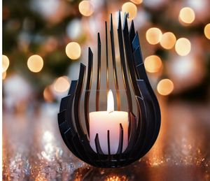 Bougeoir de mariage fantaisie de luxe Bougeoirs décoratifs en or Bougeoir en métal de l'Inde - Product Image 6