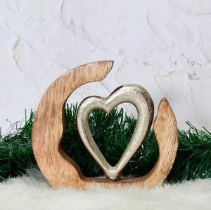Escultura de Corazón con Manos de Pareja en Oro Abstracto, Estatua Moderna para Decoración del Hogar, Regalo de Aniversario de Bodas, Figura de Resina - Product Image 4