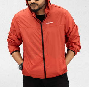 Veste coupe-vent à capuche pour homme, fermeture éclair intégrale, logo personnalisé OEM, haute qualité, vente en gros, fabriquée en tissu taffetas de polyester premium - Product Image 4