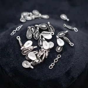 Wholesale Brass Charm Findings <b>for</b> <b>Jewelry</b> <b>Making</b> | Antique <b>Silver</b> Plated DIY Pendant Charms | Brass <b>Jewelry</b> Components - Product Image 2