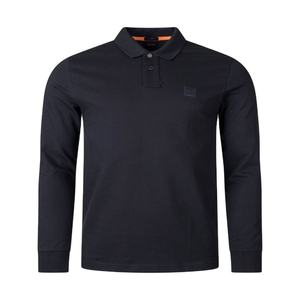 Polo décontracté à manches longues, impression de logo personnalisée, tissu tricoté, uniforme de travail, collection maison, uni, teinture unie, pas cher - Product Image 6