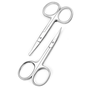 Tijeras para vello facial de la mejor edición 2026, de acero inoxidable japonés de primera calidad, ligeras, manuales, a precio mayorista. - Product Image 3