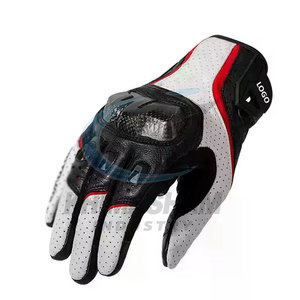 Gants de motocross sur mesure de haute qualité à doigts complets avec fermeture auto-agrippante en nylon/polyester/cuir pour usage extérieur hivernal antidérapant - Product Image 5