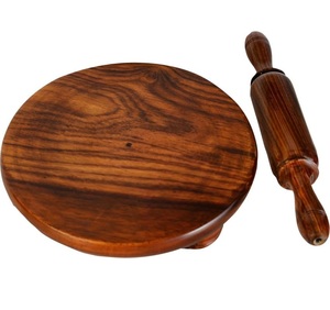 Wooden Chakla Belan <b>Rolling</b> Board Exclusive Quality Chapati Making <b>Rolling</b> Board and <b>Pin</b> at Admirable Quality - Product Image 5