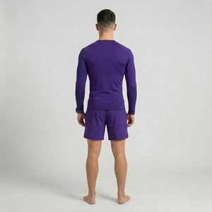 Maillot de protection solaire pour homme, séchage rapide, polyester, protection UV, pour la gym, le fitness, la plage, vêtements de sport, taille OEM - Product Image 2