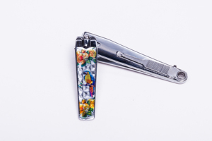 Custom Logo Printed Stainless Steel Fingernail Clippers Colorful Pattern Professional Pedicure Trimmer Wholesale Manicure Cutter - Product Image 6