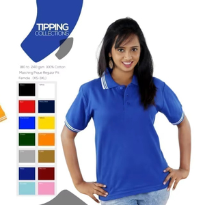 Camisas de Mujer al por Mayor, Transpirables, de Algodón Elástico, Casuales, con Cuello, Proveedor OEM ODM, Camisetas Hechas a Medida - Product Image 1