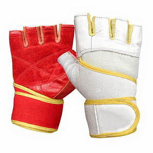 Guantes de Entrenamiento de Halterofilia, Medios Dedos, Sin Dedos, con Muñequeras para Deportes, Fitness y Entrenamiento al Aire Libre - Product Image 4