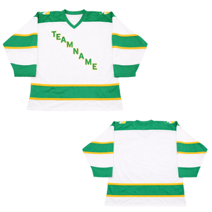 Camiseta de Hockey sobre Hielo Personalizada |   Personalización del Nombre del Equipo en Diagonal - Ropa de Entrenamiento de Malla Transpirable - Uniforme Deportivo Profesional - Product Image 3