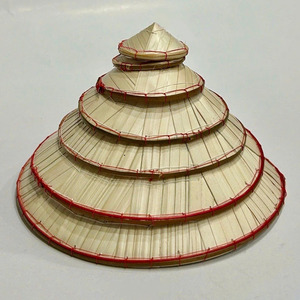 Eco-friendly leaf <b>hats</b> for kids & adults Vietnamese non la wholesale bamboo frame conical <b>hat</b> - Product Image 1