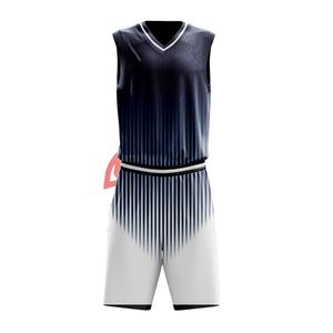 Conception personnalisée d'uniformes de basketball, créez votre propre logo, ensemble imprimé par sublimation numérique, maillot de basketball réversible pour adultes et jeunes - Product Image 3