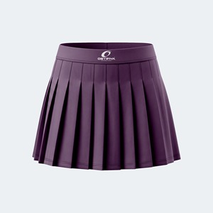 Meilleur fabricant de jupes de tennis pour femmes de haute qualité, taille élastique, couleur unie, été, respirante, séchage rapide, anti-plis - Product Image 1