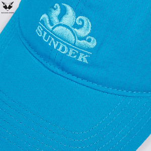 หมวกเบสบอลชายหาดสีน้ำเงินสดแบบมินิมอลพร้อมโลโก้ดวงอาทิตย์ คุณภาพพรีเมียม สำหรับผู้ใหญ่ สินค้าใหม่ รับผลิตตามแบบ - Product Image 5