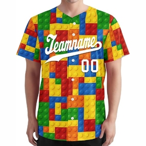 Maillot de baseball personnalisé par sublimation – T-shirt de sport confortable pour les équipes scolaires et de ligue - Product Image 3