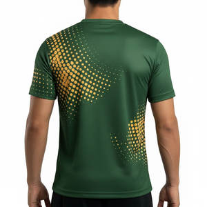 Wholesale Custom Sports T Shirt Quick Dry Polyester Gym Running Training Shirt Soccer Jersey OEM ODM Manufacturer - Product Image 2