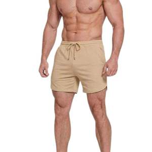 Men's Solid Color Nylon/Acrylic High Elastic Waist Breathable <b>Quick</b> <b>Dry</b> Casual Worsted Digital Printing <b>Shorts</b> - Product Image 1