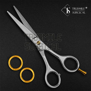 Vente en gros de ciseaux de coiffeur en acier inoxydable de haute qualité ciseaux de coupe de cheveux argentés avec pointe de lame tranchante pour la coiffure - Product Image 3