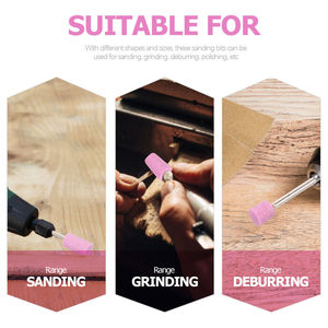 Màu Hồng nhôm Oxit Bóng đầu mài đầu với đá điểm OEM - Product Image 5