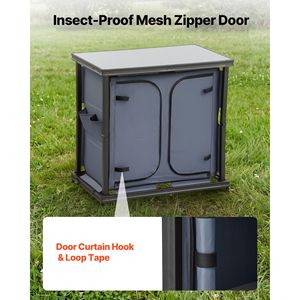 Mueble de Almacenamiento Plegable para Camping, Estación de Cocina Portátil de Aluminio Ligero - Product Image 5