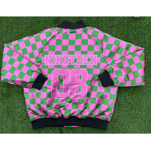 Veste de sport pour homme personnalisée en satin sublimé et brodé, veste pour homme, fraternité grecque, haute qualité, respirante - Product Image 3