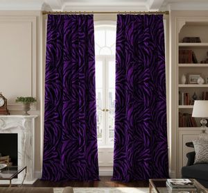 Designer Wildlife <b>Window</b> Curtains Dense Floral Pattern 70% Light Blocking Printed Drapes for Living Room Bedroom Apartment - Product Image 2