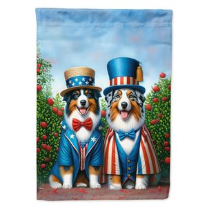 Drapeau de jardin multicolore de berger australien américain Bannière décorative de drapeau de cour pour Patio Artwork for Flower Beds Mailbox - Product Image 1