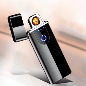 Briquet électronique USB Dericsson au design classique en alliage de zinc, coupe-vent, sûr et respectueux de l'environnement - Product Image 3