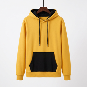 <b>Pink</b> Unisex Hooded <b>Sweatshirt</b> Solid Color Cotton Fleece Oversized Casual Pocket Autumn Knitted Style Hoodie - Product Image 6