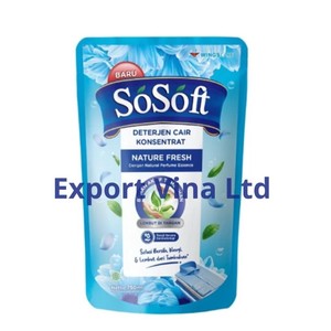 Hot Deal Sosoft Liquid <b>Detergent</b> Nature Fresh Refill 750 ml x 6 - Product Image 3