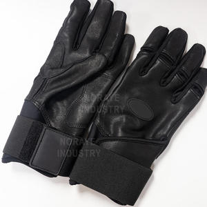 Heavy Duty High Quality Leather Adjustable Durable Lightweight Breathable Hand Safety Professional Training <b>Baseball</b> Batting - Product Image 2