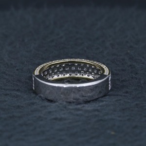 Bague Éternité en Diamant de Laboratoire, Bague de Mariage en Argent 925 pour Femme, Bague de Promesse Empilable, Bijoux de Mariée, Bague Minimaliste - Product Image 4