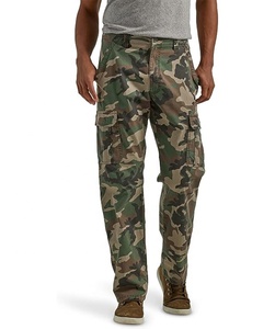 กางเกงคาร์โก้ใส่ทำงานลำลองสำหรับผู้ชายกางเกงลายพรางมีหลายกระเป๋าผ้าไนลอน/ผ้าฝ้ายแห้งเร็วปรับแต่งได้ - Product Image 1