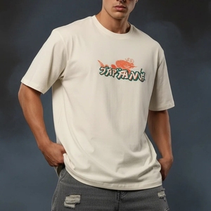 Camiseta Formal de Manga Corta para Hombre, Cuello Redondo, Corte Regular, 100% Algodón Tejido de Alta Calidad, Personalizada, Ecológica, de Secado Rápido y Transpirable, Estampada - Product Image 1