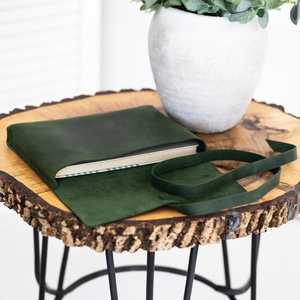 Funda de Cuero Genuino de Búfalo para Diario, Hecha a Mano, Estilo Rústico, LBC-0037 - Product Image 1