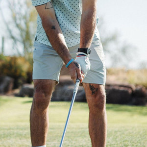 Shorts de golf performants à séchage rapide, respirants, écologiques, taille mi-haute, en tissu extensible léger et confortable, couleur unie, style décontracté - Product Image 6