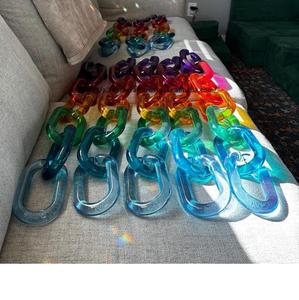 Decoración de Pared Multiusos con Eslabones de Resina Epoxi Artísticos Personalizados para Proyectos de Bricolaje, Separador de Ambientes con Diseño de Ángel - Product Image 2