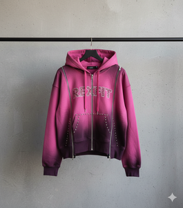 Sun Faded Unisex <b>Hoodies</b> Best Material Perfect Cutting Custom Screen Printing Rhinestones Best Manufacturer <b>Zipper</b> <b>Hoodies</b> - Product Image 1
