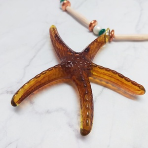 Acrylic Pendant <b>Accessories</b> Starfish Beaded 7 inch, Ocean-Inspired, DIY Decoration - Product Image 6