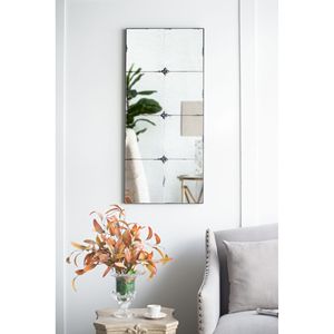 21x47 decorazione tradizionale rettangolo di vetro antico specchio da parete elegante ingresso Console magra parete per la decorazione del bagno - Product Image 3