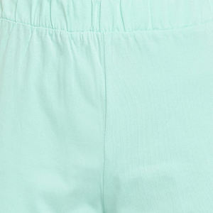 Ensemble short et t-shirt pour femme, dernier modèle, élégant, personnalisé, respirant, meilleur prix, couleur unie, en coton. - Product Image 6