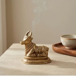 Figurine de Durga en laiton plaqué or de qualité supérieure, montée sur un lion, art religieux, objet de collection, sculpture 3D - Product Image 1