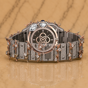 Reloj de Diamantes Moissanite de Alta Calidad para Hombre, Completamente Cubierto con Piedras VVS - Product Image 4
