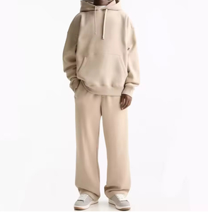 Survêtements pour hommes surdimensionnés, coupe décontractée, vêtements de sport confortables, tenue de jogging élégante, ensemble d'entraînement moderne, streetwear décontracté - Product Image 1