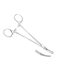 Pinces hémostatiques délicates Nissen courbées 18,5 cm en acier inoxydable, pince chirurgicale pour hématose, fixation des vaisseaux et usage général - Product Image 5