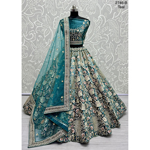 Colecciones de Terciopelo Nupcial Indio Fabzone, Vestidos de Dama de Honor con Bordado Zarkhan para Novias, Modelo FZBELLA - Product Image 1