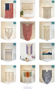 Hamac bohème en macramé fait main en gros pour jardin, balcon et décoration intérieure - Product Image 2