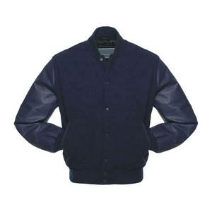 Meilleure qualité en gros hommes en cuir Baseball Varsity veste hommes plaine vierge Varsity Letterman vestes - Product Image 3