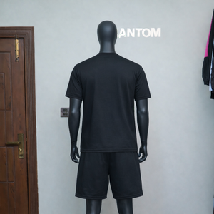 สินค้าขายดีมาใหม่ เสื้อยืดแขนสั้นและกางเกงขาสั้นชุดคู่สำหรับผู้ชายฤดูร้อน / ชุดลำลองสำหรับผู้ใหญ่ - Product Image 4