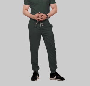 Men's Newstyle Short Sleeve Jogger Sets Uniform High Quality Uniform <b>Scrub</b> Suit Customize Logo Medical Uniforms - Product Image 5