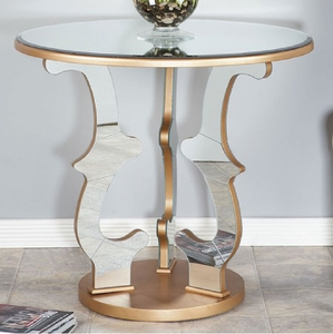 Mesa consola rectangular con superficie de vidrio y base de metal con diseño de árbol ramificado, disponible a precios de mayorista. - Product Image 6